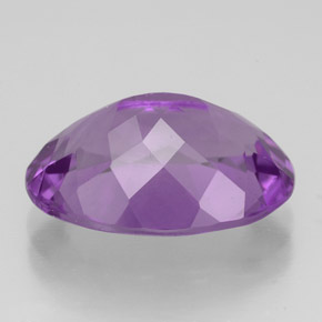 Ametista naturale viola da 4,86 ct, taglio ovale, VVS-VS