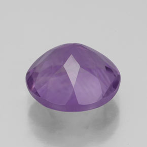 Ametista naturale viola da 3,48 ct, taglio rotondo, VS
