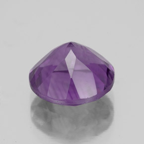 Ametista violetto naturale da 3,60 ct, taglio rotondo, VS