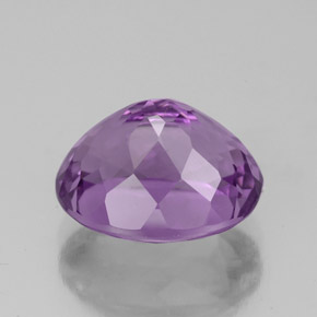 Ametista naturale viola da 3,95 ct, taglio ovale, VS