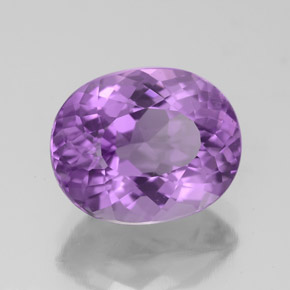 Ametista naturale viola da 3,95 ct, taglio ovale, VVS