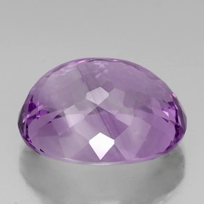 Ametista naturale viola da 39,35 ct, taglio ovale, VVS