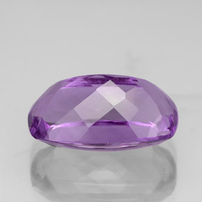 Ametista viola naturale da 4,55 ct, taglio a cuscino, VVS