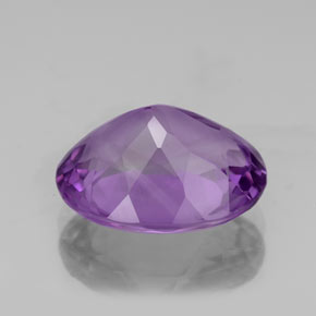 Ametista naturale viola da 3,96 ct, taglio ovale, VS