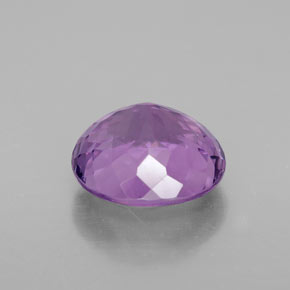 Ametista naturale viola da 3,31 ct, taglio rotondo, VVS