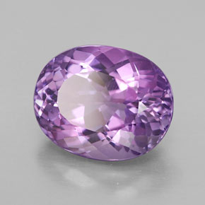 Ametista naturale viola da 4,76 ct, taglio ovale, VVS