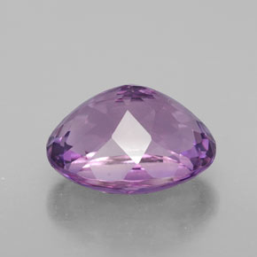 Ametista naturale viola da 4,76 ct, taglio ovale, VVS
