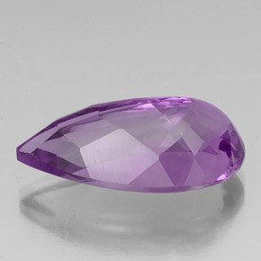 Ametista naturale viola da 20,93 ct, taglio a pera, VS