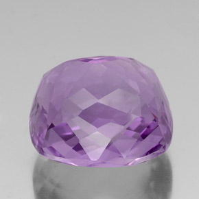 Ametista naturale viola da 39,70 ct, taglio a cuscino, VVS