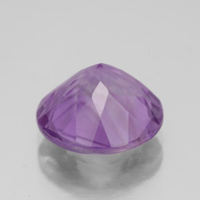 Ametista naturale viola da 4,19 ct, taglio rotondo, VS