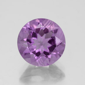 Ametista naturale viola da 3,05 ct, taglio rotondo, VS