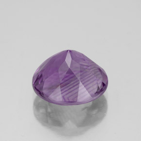 Ametista naturale viola da 3,05 ct, taglio rotondo, VS