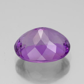Ametista naturale viola da 4,50 ct, taglio ovale, VVS
