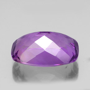Ametista naturale viola da 13,68 ct, taglio a cuscino, VVS-VS