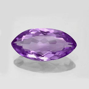 Ametista naturale viola da 7,64 ct, marchesa, VVS