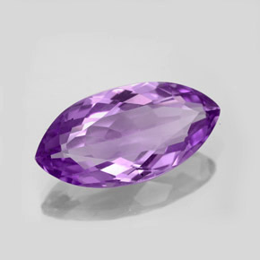 Ametista naturale viola da 7,64 ct, marchesa, VVS