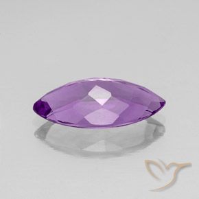 Ametista violaceo naturale da 6.79 ct, Taglio marquise, VS