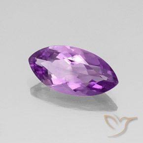 Ametista Viola violaceo medio naturale da 6.15 ct, Taglio marquise, VS
