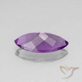 Ametista Viola violaceo medio naturale da 6.15 ct, Taglio marquise, VS