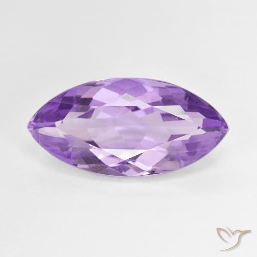 6.22ct Naturale Deep Iris Violetta Ametista, Taglio marquise, VS