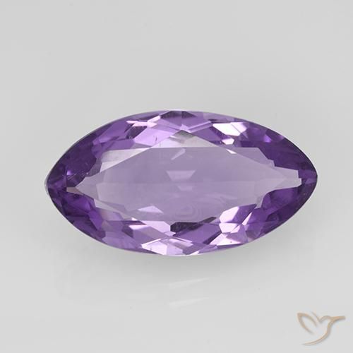 5.94ct Naturale Viola medio Ametista, Taglio marquise, VS