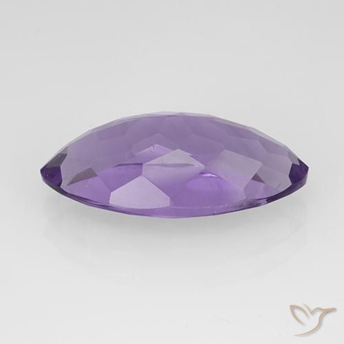 Ametista Viola medio naturale da 5.94 ct, Taglio marquise, VS