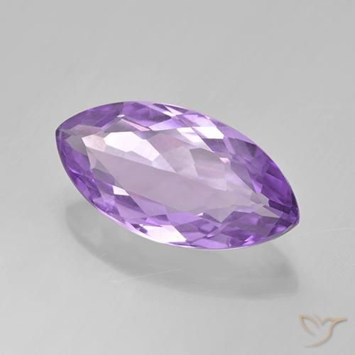 Ametista Deep Iris Violetta naturale da 5.26 ct, Taglio marquise, VVS-VS
