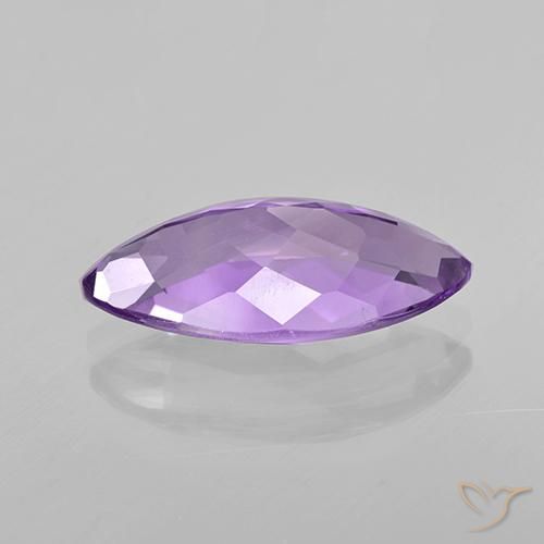 Ametista Deep Iris Violetta naturale da 5.26 ct, Taglio marquise, VVS-VS