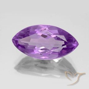 Ametista violaceo naturale da 6.13 ct, Taglio marquise, VS