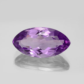 Ametista naturale viola da 6,72 ct, marchesa, VVS-VS