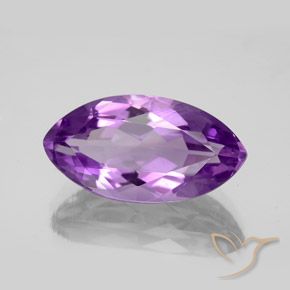 Ametista viola vivido naturale da 6.54 ct, Taglio marquise, VS