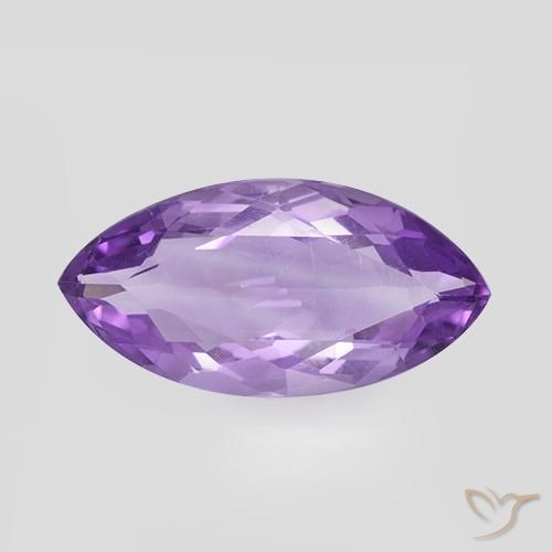 5.35ct Naturale Viola scuro Ametista, Taglio marquise, VVS-VS