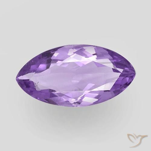 6.24ct Naturale viola vivido Ametista, Taglio marquise, VS