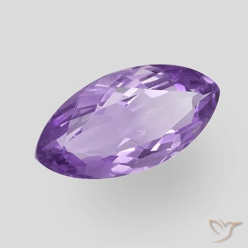 Ametista viola vivido naturale da 6.24 ct, Taglio marquise, VS