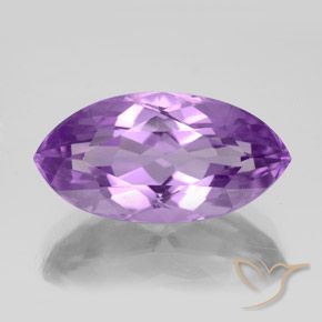 Ametista naturale viola violaceo intenso da 7,56 ct, marchesa, VS
