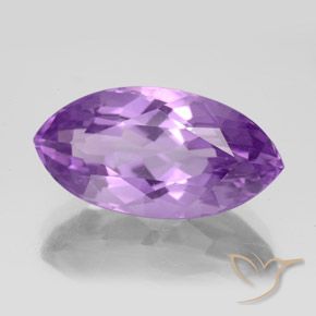 Ametista naturale viola violaceo intenso da 7,56 ct, marchesa, VS