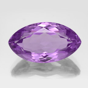 Ametista naturale viola da 8,97 ct, marchesa, VVS-VS