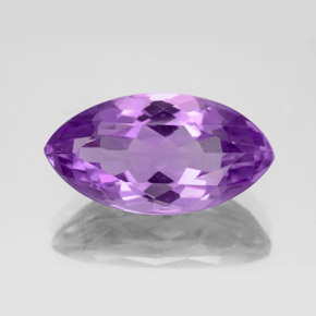 Ametista naturale viola da 6,12 ct, marchesa, VVS-VS