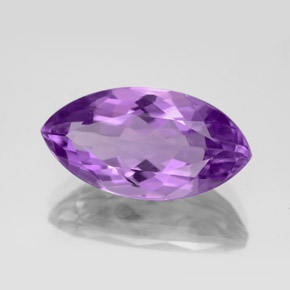 Ametista naturale viola da 6,12 ct, marchesa, VVS-VS