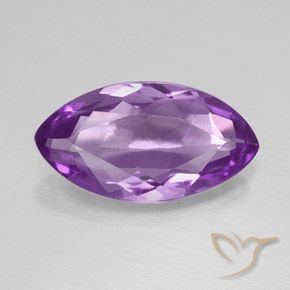 Ametista naturale viola da 5,21 ct, marchesa, VS
