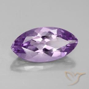 Ametista Viola medio naturale da 4.14 ct, Taglio marquise, VS