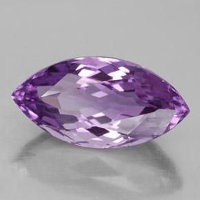 Ametista naturale viola da 9,72 ct, marchesa, VVS