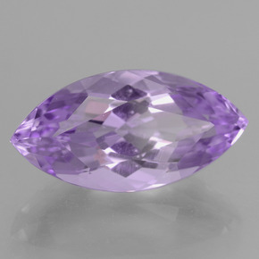 Ametista Viola medio naturale da 8.95 ct, Taglio marquise, VS
