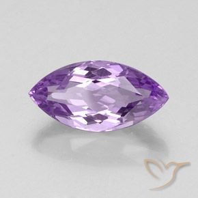 Ametista Viola violaceo intenso naturale da 8.06 ct, Taglio marquise, VS-SI