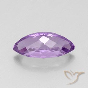 Ametista Viola violaceo intenso naturale da 8.06 ct, Taglio marquise, VS-SI