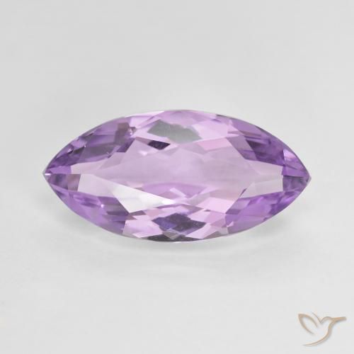 5.48ct Naturale Viola medio Ametista, Taglio marquise, VS