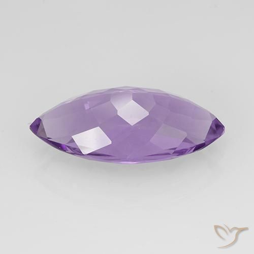Ametista Viola scuro naturale da 5.15 ct, Taglio marquise, VVS
