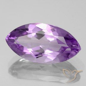 Ametista Viola tendente al rosa naturale da 5.66 ct, Taglio marquise, VS-SI