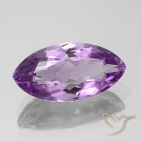 Ametista Viola tendente al rosa naturale da 4.88 ct, Taglio marquise, VS