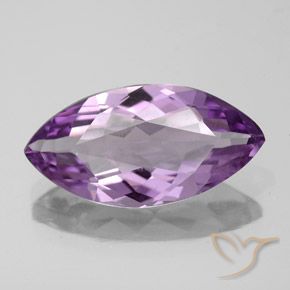 4.24ct Naturale Viola Rosato Medio Ametista, Taglio marquise, VS